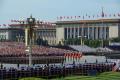 Guardsmen of the Serbian Armed Forces at the parade in Beijing