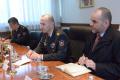 Minister of Defence talks with the Slovenian CHOD
