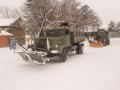 SAF helps the citizens of Serbia in clearing the snow