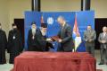 Signing the agreement on performing religious service in the military