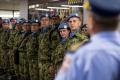 Members of the Serbian Armed Forces return from the Central African Republic