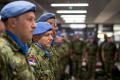 Members of the Serbian Armed Forces return from the Central African Republic