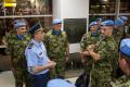 Members of the Serbian Armed Forces return from the Central African Republic