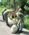 SAF helps in cleaning Serbia