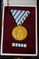 Awarding medals for dilligent service