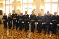 Awarding medals for dilligent service
