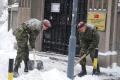 SAF helps the citizens of Serbia in clearing the snow