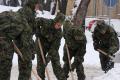 SAF helps the citizens of Serbia in clearing the snow