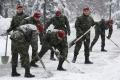 SAF helps the citizens of Serbia in clearing the snow