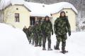 SAF search and rescue team in Cemernik in a rescue operation