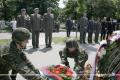 Laying wreaths at the memorial to the victims killed in bombing of KBC &quot;Dr Dragisa Misovic&quot;