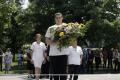 Laying wreaths at the memorial to the victims killed in bombing of KBC &quot;Dr Dragisa Misovic&quot;