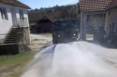 CBRN units of the Serbian Armed Forces are working daily to prevent the spread of the coronavirus 