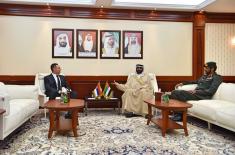 Continuous strengthening of cooperation with the United Arab Emirates