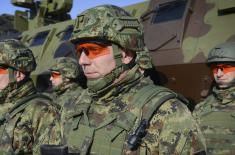 Minister Vučević and General Mojsilović visit 3rd Army Brigade units in Kuršumlija