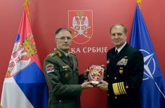 Visit from Commander of Allied Joint Force Command Naples