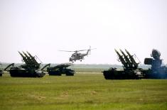 Minister Vučević and General Mojsilović at Dry Run for Demonstration of Capabilities of the Serbian Armed Forces “Granite 2023”