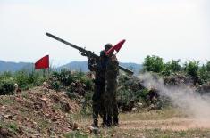 Live firing against airborne targets