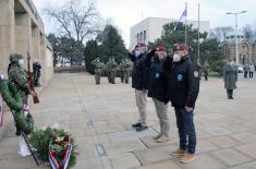 Polaganje venaca povodom Dana vojnih veterana