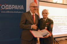 SUBNOR presents awards to Ministry of Defence and Serbian Armed Forces