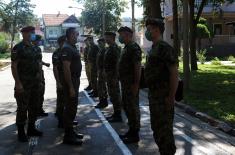 Minister Vulin at the Army Training Centre in Požarevac: Continuous training following medical recommendations of doctors and military medical corps  