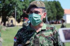 Minister Vulin at the Army Training Centre in Požarevac: Continuous training following medical recommendations of doctors and military medical corps  