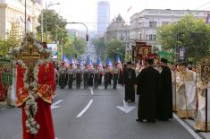Pripadnici Ministarstva odbrane i Vojske Srbije učestvovali u Spasovdanskoj litiji “Beograd se moli za mir”