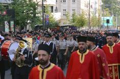 MoD and SAF members participate in “Belgrade Prays for Peace” Ascension Day procession
