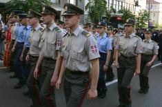 MoD and SAF members participate in “Belgrade Prays for Peace” Ascension Day procession