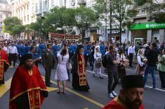 MoD and SAF members participate in “Belgrade Prays for Peace” Ascension Day procession