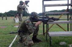 Visit to the sniper team of the Serbian Armed Forces in preparation for the International Army Games 