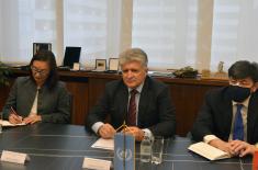 Meeting between Minister Stefanović and United Nations Assistant Secretary-General Jenča