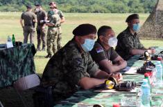 Visit to the sniper team of the Serbian Armed Forces in preparation for the International Army Games 