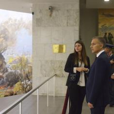 Minister Stefanović visits Victory Museum in Moscow