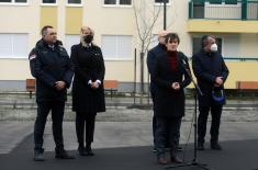 Keys to new apartments handed over to members of security forces in Novi Sad