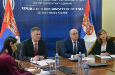 State Secretary Živković talks to UK’s Parliamentary Under-Secretary of State for Armed Forces Heappey