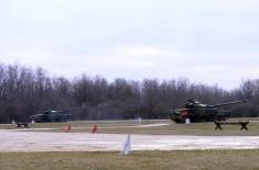 Chief of General Staff visits tank units at Orešac training ground