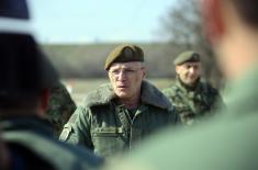 Chief of General Staff visits tank units at Orešac training ground