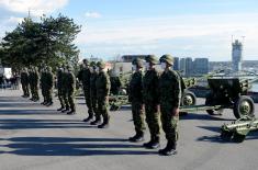Gun salute to mark Serbian Armed Forces Day