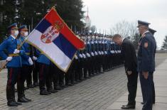 Minister Stefanović lays wreaths at Monument to Unknown Hero to mark Serbian Armed Forces Day