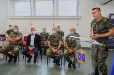 Minister Vulin Opened Air Gun Shooting Range in the Military Grammar School Hall of Residence