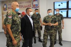 Minister Vulin Opened Air Gun Shooting Range in the Military Grammar School Hall of Residence