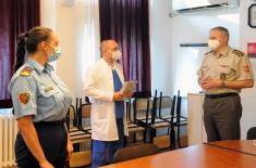 Cadets of the Military Academy and MMA’s Medical Faculty make a donation to University Children’s Hospital Tiršova