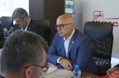 Minister Vučević Meets Management of “YUMCO” Company 