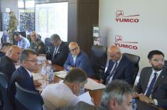 Minister Vučević Meets Management of “YUMCO” Company 