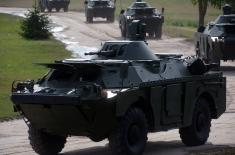 Serbian Armed Forces receive 30 T-72MS tanks and 30 BRDM-2MS armoured reconnaissance vehicles