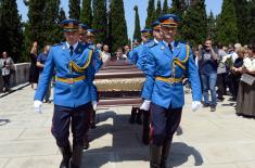 Guardian of Serbian Military Cemetery Đorđe Mihailović Buried with Military Honours