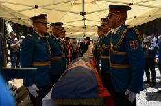 Guardian of Serbian Military Cemetery Đorđe Mihailović Buried with Military Honours