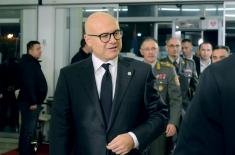 Ministar Vučević i general Mojsilović na prijemu povodom preuzimanja dužnosti predsednika Republike Srpske