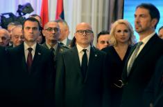 Minister Vučević and General Mojsilović attend reception to celebrate inauguration of new President of Republika Srpska